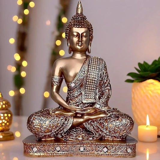 Sitting Buddha Statue showpiece Idol Home Decor Items